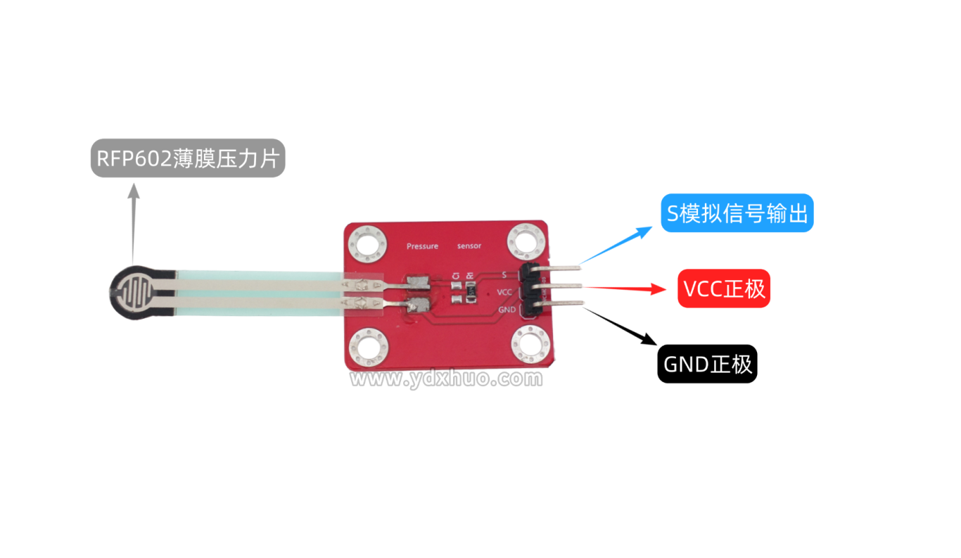读取压力传感器模拟值
